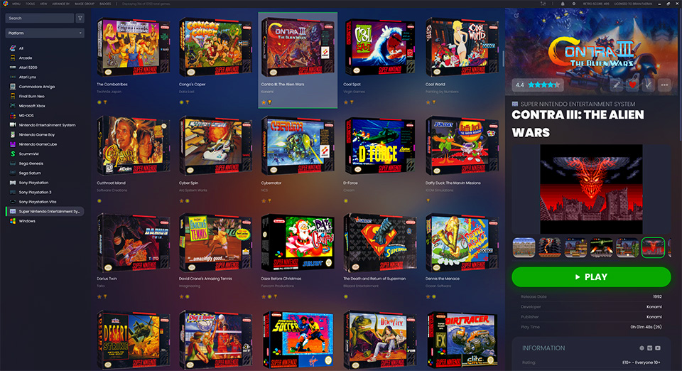 LaunchBox Screenshot - Super Nintendo Entertainment System